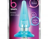 Blush Novelties B Yours Basic Vibro Plug - Blue 735380105020