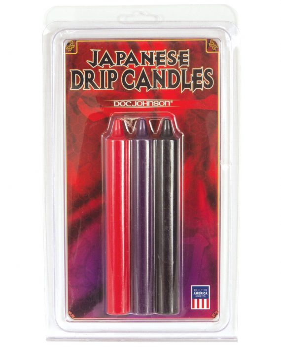 Doc Johnson Japanese Drip Candles - Pack of 3 782421998516