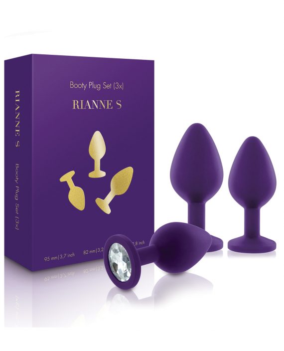 Rianne S. Booty Plug Set 3x in Purple 8717903271933