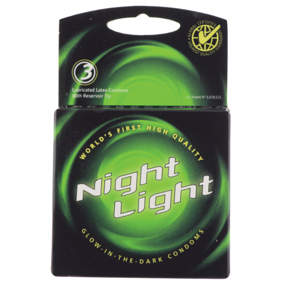 Ella Paradis Night Light Condoms (3 Pack) in Glow-In-The-Dark 726893120037