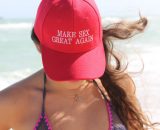 Ella Paradis Make Sex Great Again Snapback in Multicolor MSGA-Hat-Red