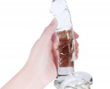 Transparent Crystal Glass Simulation Phallus SexToySupply.com YJ245