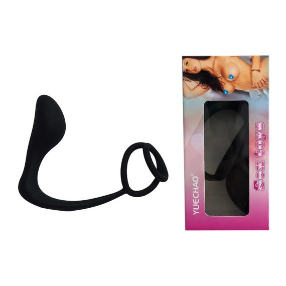 Penis Ring and Anal Plug Combo Prostate Massager SexToySupply.com GS067