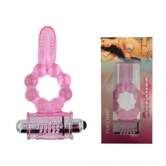 10 Speed Tongue Bullet Vibrator Cock Ring SexToySupply.com SJ049