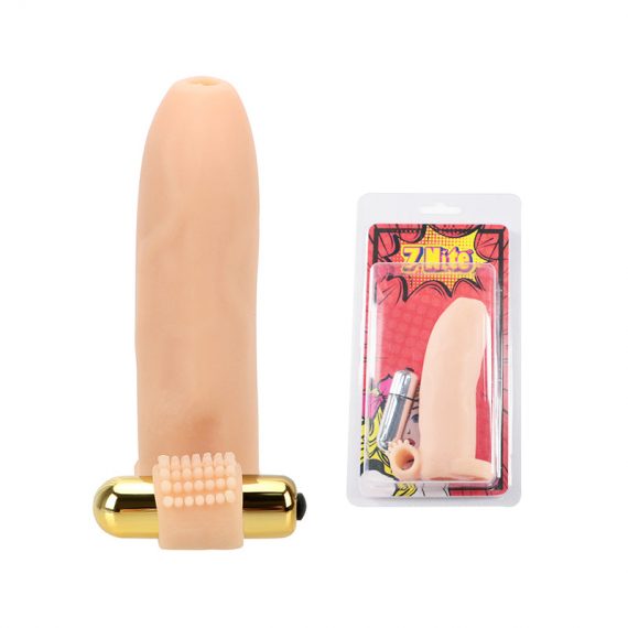 Vibrating Penis Extension Enlarger Cock Ring SexToySupply.com SJ125