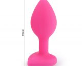 Silicone Posterior Heart-shaped Anal Plugs Lovemesex eb-Pink-S