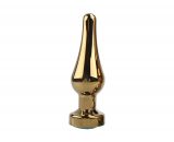 Silver Stainless Steel Metal Anal Plug Lovemesex nt-Golden-S