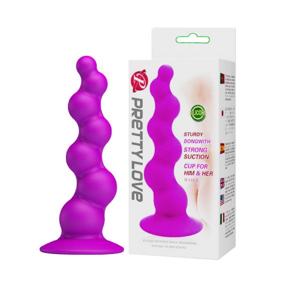 Silicone Strong Suction Bubbled Butt Plug SexToySupply.com BL326