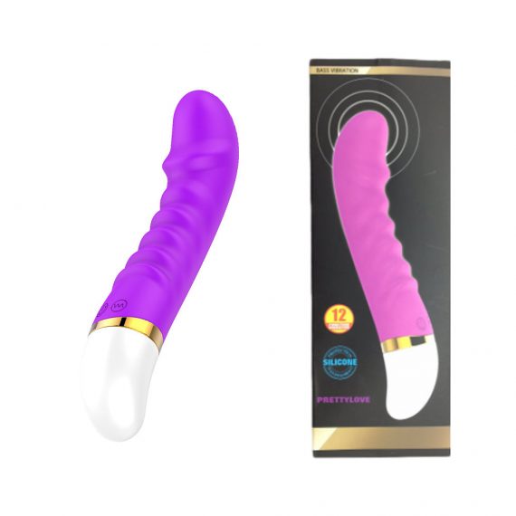 12 Speed Vibrator Silicone Clitoris Stimulator SexToySupply.com AV426